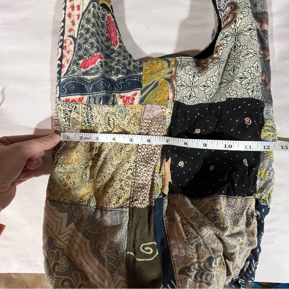 Lakhay’s Bohemian Patchwork Hobo Bag - Multicolor - Picture 7 of 9